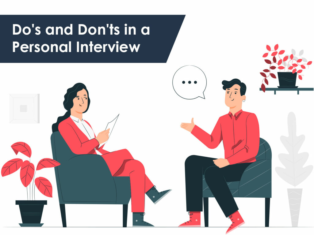 Personal Interview Do's and Don't | Interview Tips